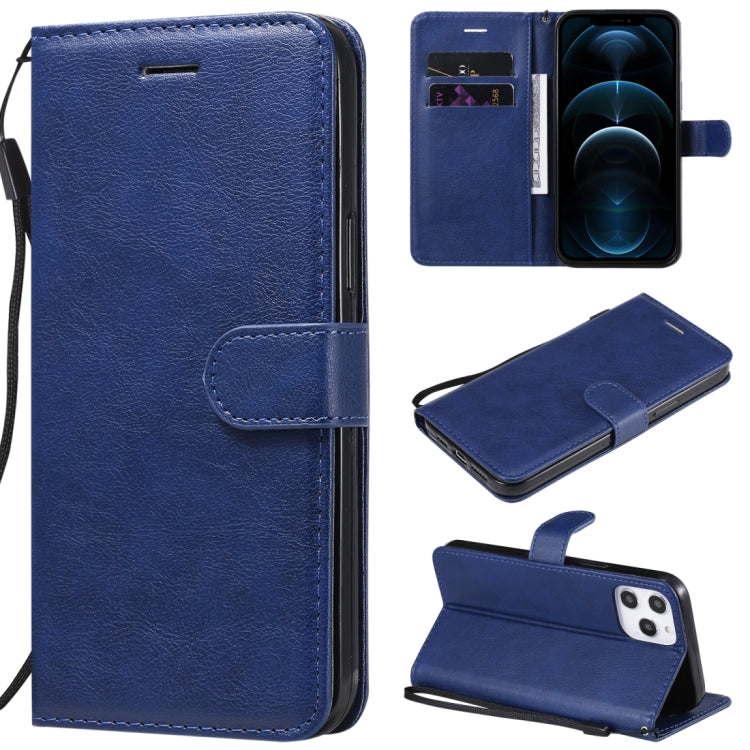 Solid Color Horizontal Flip Protective Leather Case with Holder & Card Slots & Wallet & Photo Frame & Lanyard