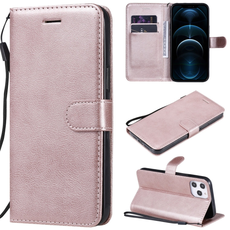 Solid Color Horizontal Flip Protective Leather Case with Holder & Card Slots & Wallet & Photo Frame & Lanyard