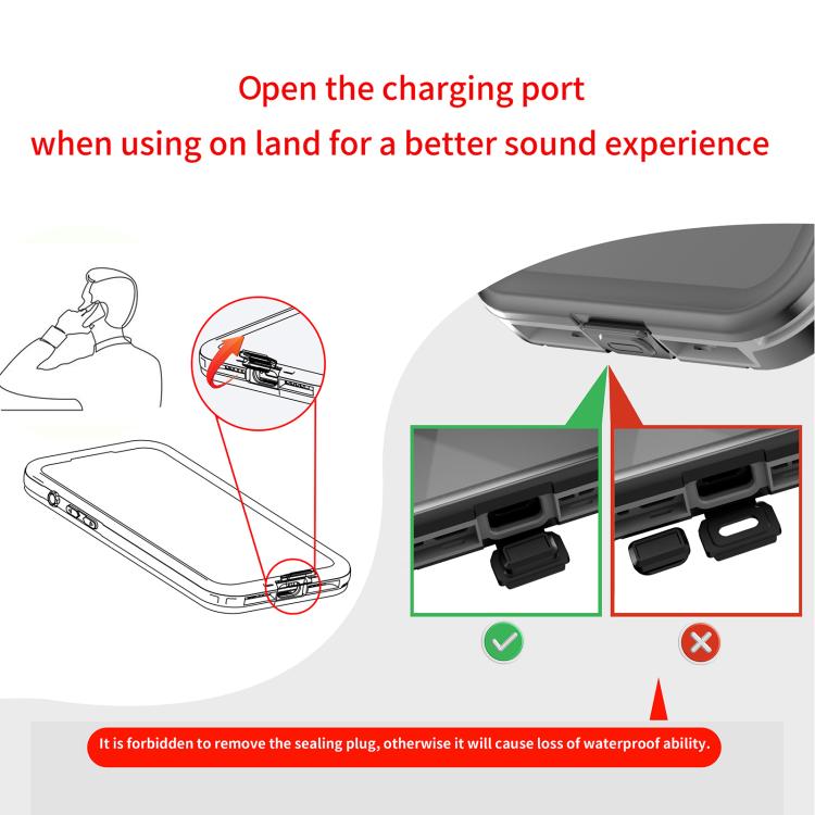 RedPepper Transparent Dot IP68 Waterproof Triple-proof MagSafe Phone Case, For iPhone 17 Pro Max, For iPhone 17 Pro, For iPhone 17, For iPhone 17 Air, For iPhone 16 Pro Max, For iPhone 16 Pro, For iPhone 16 Plus, For iPhone 16