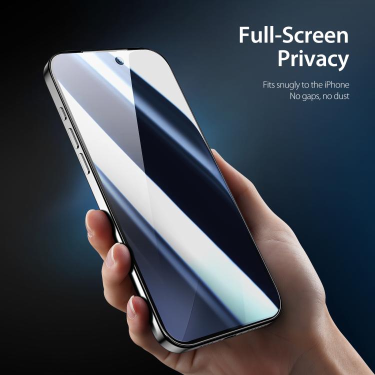 5pcs DUX DUCIS 0.33mm 9H High Aluminum Anti-spy HD Tempered Glass Film, For iPhone 17 Pro Max, For iPhone 17 Pro, For iPhone 17, For iPhone 17 Air, iPhone 16e, For iPhone 16 Pro Max, For iPhone 16 Pro, For iPhone 16 Plus, For iPhone 16