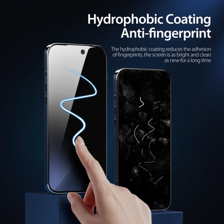 5pcs DUX DUCIS 0.33mm 9H High Aluminum Anti-spy HD Tempered Glass Film, For iPhone 17 Pro Max, For iPhone 17 Pro, For iPhone 17, For iPhone 17 Air, iPhone 16e, For iPhone 16 Pro Max, For iPhone 16 Pro, For iPhone 16 Plus, For iPhone 16