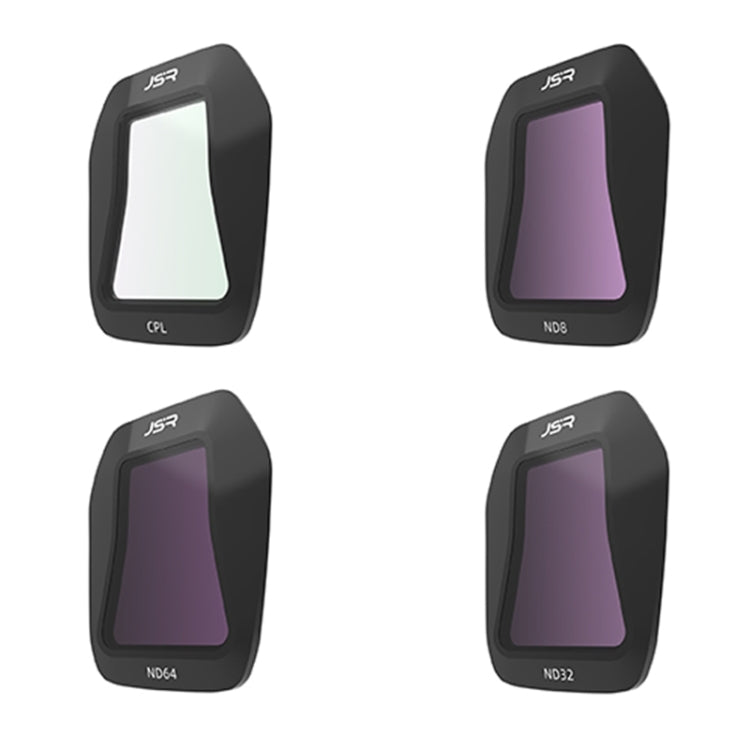 For DJI Air 3S JSR CB Series Drone Lens Filter, UV, CPL, ND8, ND16, ND32, ND64, ND8PL, ND16PL, ND32PL, ND64PL, NIGHT, STAR, Streak Drawing Blue, Adjustable CPL, 3 in 1 ND8/32/64, 4 in 1 CPL ND8/32/64, 4 in 1 ND8-64PL, 6 in 1 ND8-64 CPL STAR������������...