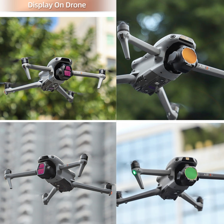 For DJI Air 3S Sunnylife Camera Lens Filter, MCUV, ND8, ND16, ND32, ND64, CPL, ND8PL, ND16PL, ND32PL, ND64PL, 3 in 1 CPL ND8 ND16, 4 in 1 ND8-64, 4 in 1 ND8-64PL, 4 in 1 UV CPL ND32 ND64, 6 in 1 UV CPL ND8-64