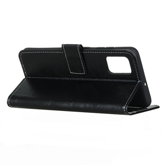 Samsung Galaxy S20 FE case in hand showing premium horizontal flip design and grip