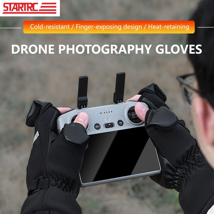 STARTRC Universal Drone Remote Control Photography Gloves Winter Warm Gloves, L, XL