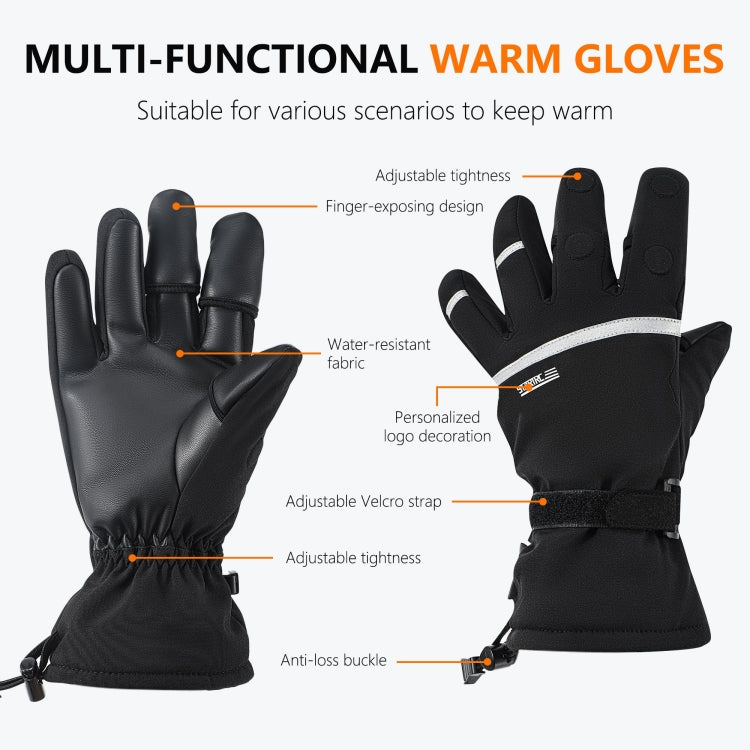 STARTRC Universal Drone Remote Control Photography Gloves Winter Warm Gloves, L, XL