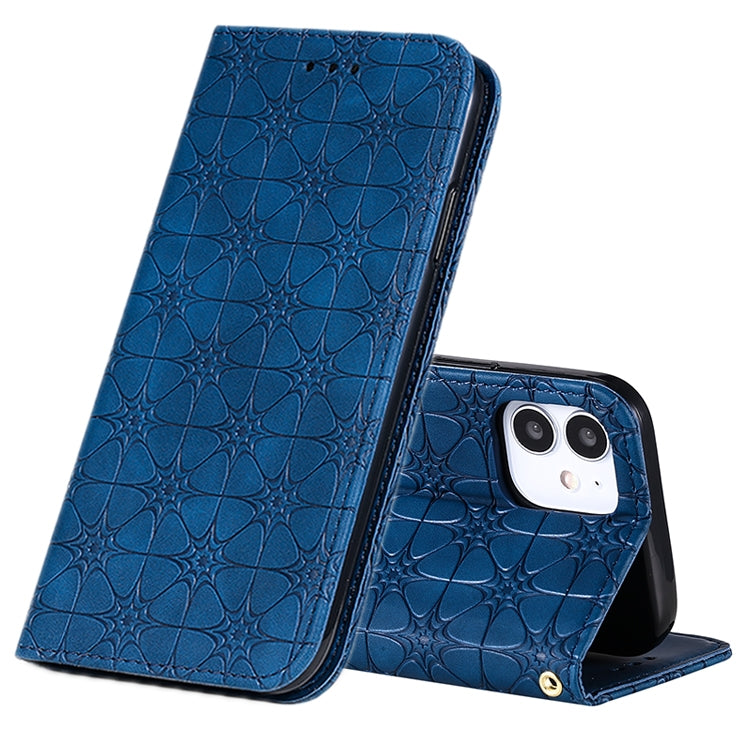 Lucky Flowers Embossing Pattern Magnetic Horizontal Flip Leather Case with Holder & Card Slots