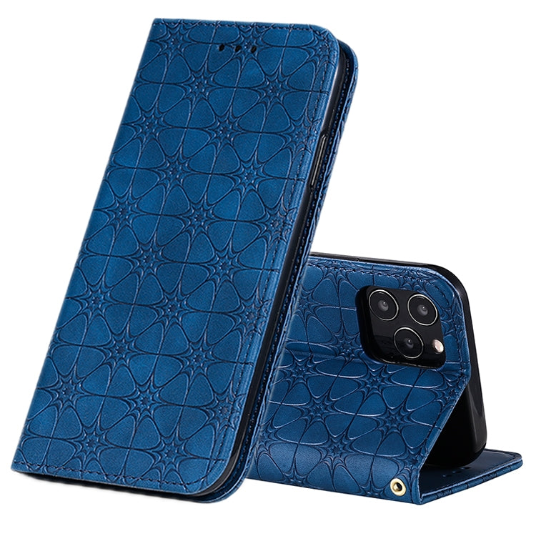 Lucky Flowers Embossing Pattern Magnetic Horizontal Flip Leather Case with Holder & Card Slots