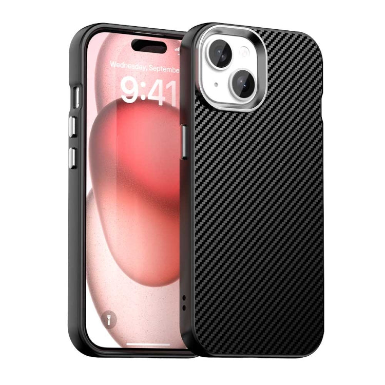 Carbon Fiber Series IMD Phone Case, For iPhone 15 Pro, For iPhone 15 Plus, For iPhone 15, For iPhone 14 Plus, For iPhone 14, For iPhone 14 Pro