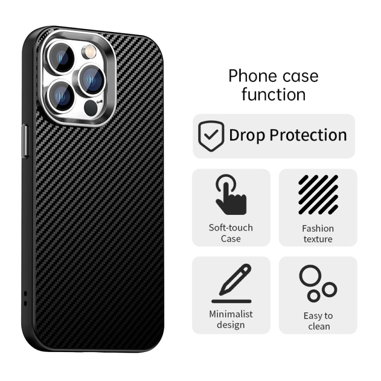 Carbon Fiber Series IMD Phone Case, For iPhone 12 Pro, For iPhone 11 Pro Max, For iPhone 11, For iPhone 11 Pro