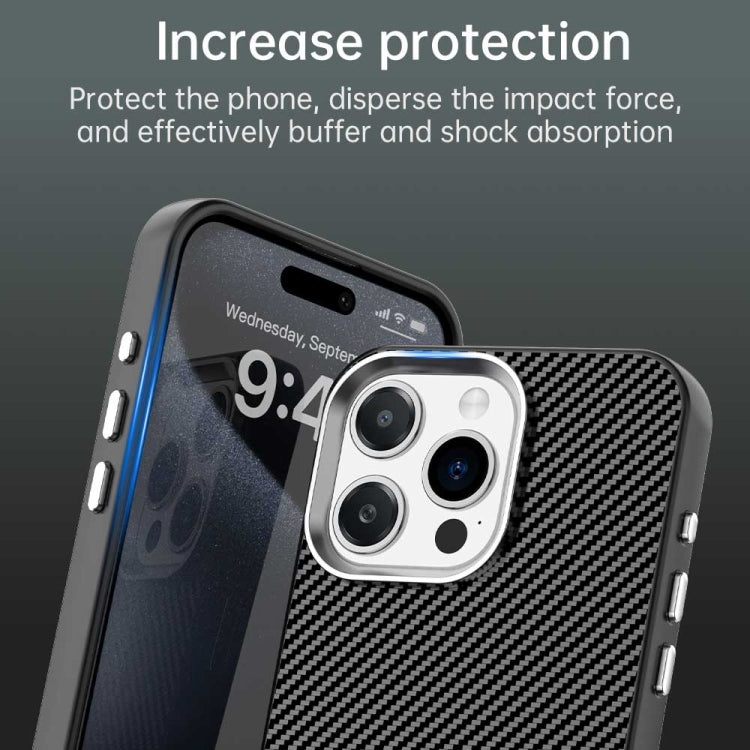 Carbon Fiber Series IMD Phone Case, For iPhone 15 Pro, For iPhone 15 Plus, For iPhone 15, For iPhone 14 Plus, For iPhone 14, For iPhone 14 Pro