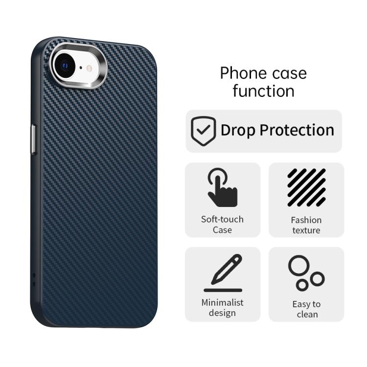 Carbon Fiber Series IMD Phone Case, For iPhone 16e, For iPhone 16 Pro Max, For iPhone 16 Pro, For iPhone 16 Plus, For iPhone 16, For iPhone 15 Pro Max