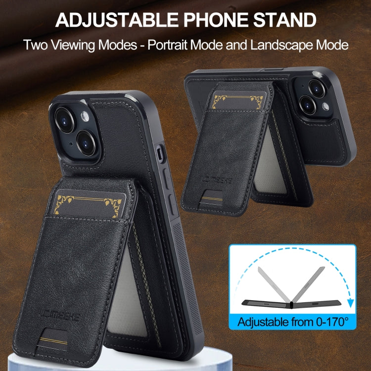 LC.IMEEKE L3 Series Detachable RFID Card Bag Magsafe Phone Case, For iPhone 15, For iPhone 14 / 13, For iPhone 14 Pro Max, For iPhone SE 2022 / 2020