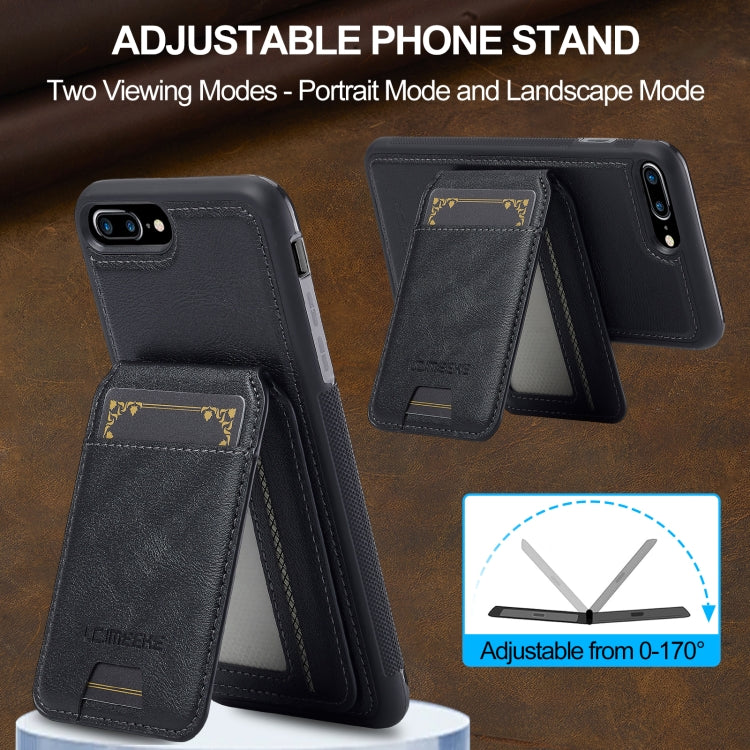 LC.IMEEKE L3 Series Detachable RFID Card Bag Magsafe Phone Case, For iPhone 8 Plus / 7 Plus