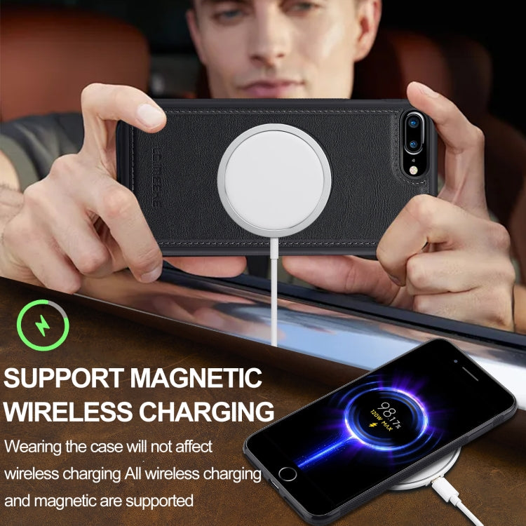 LC.IMEEKE L3 Series Detachable RFID Card Bag Magsafe Phone Case, For iPhone 8 Plus / 7 Plus