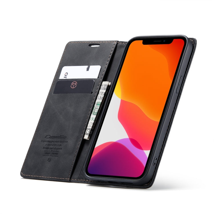 CaseMe-013 Multifunctional Retro Frosted Horizontal Flip Leather Case with Card Slot & Holder & Wallet