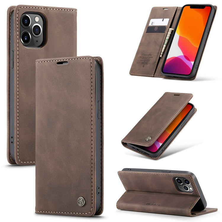 CaseMe-013 Multifunctional Retro Frosted Horizontal Flip Leather Case with Card Slot & Holder & Wallet