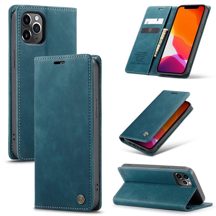 CaseMe-013 Multifunctional Retro Frosted Horizontal Flip Leather Case with Card Slot & Holder & Wallet