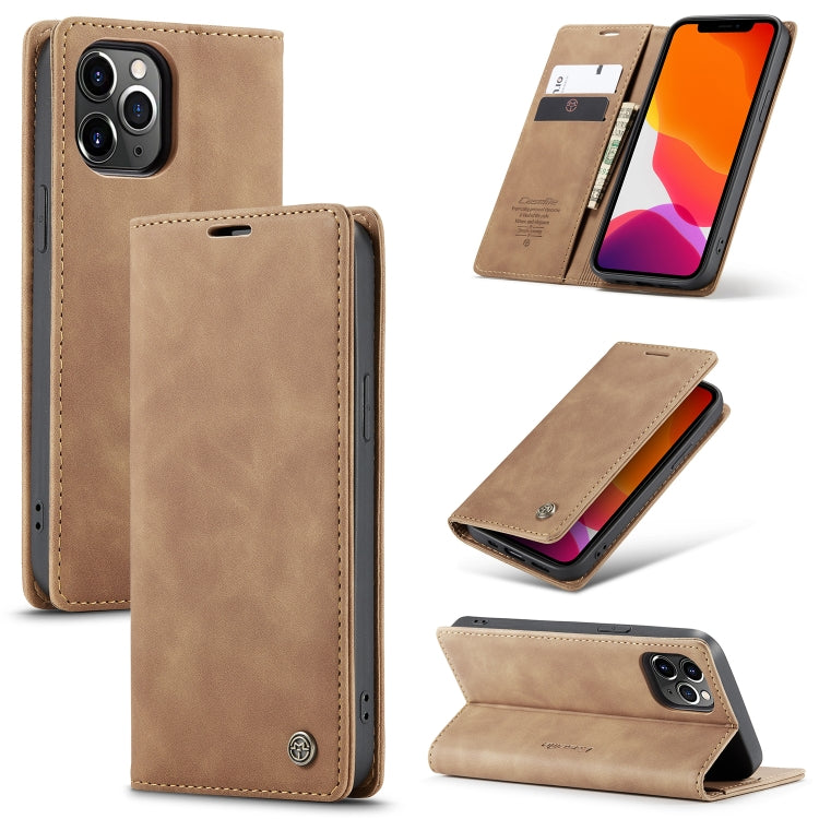 CaseMe-013 Multifunctional Retro Frosted Horizontal Flip Leather Case with Card Slot & Holder & Wallet