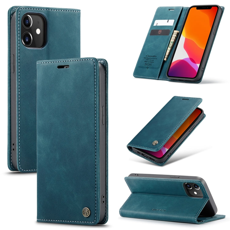 CaseMe-013 Multifunctional Retro Frosted Horizontal Flip Leather Case with Card Slot & Holder & Wallet