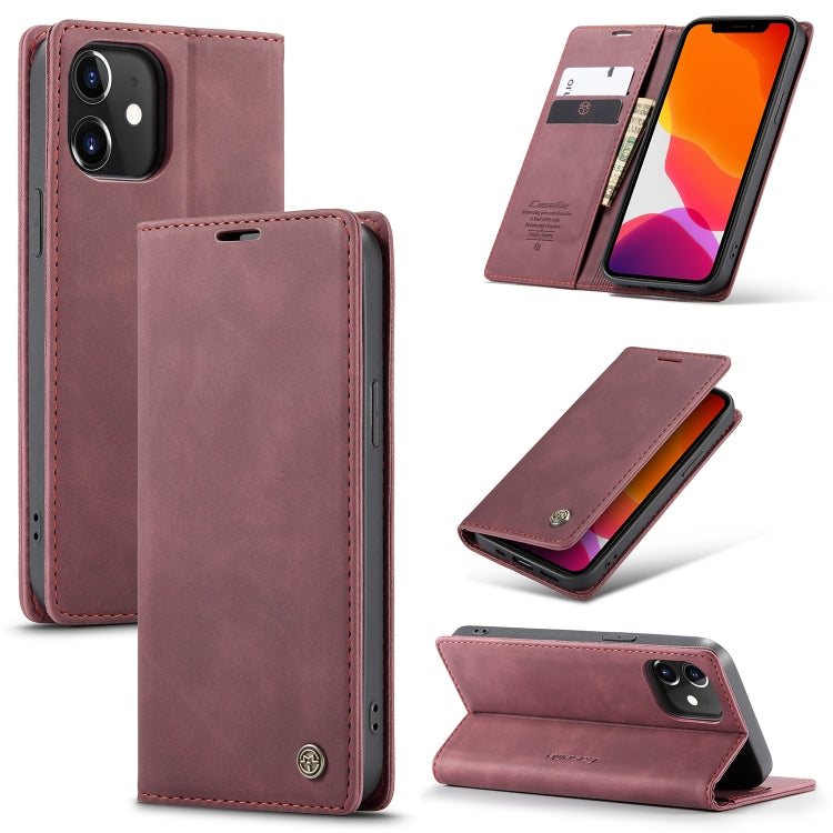 CaseMe-013 Multifunctional Retro Frosted Horizontal Flip Leather Case with Card Slot & Holder & Wallet