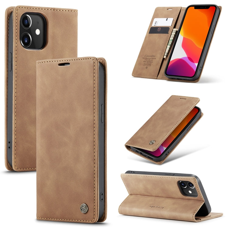 CaseMe-013 Multifunctional Retro Frosted Horizontal Flip Leather Case with Card Slot & Holder & Wallet