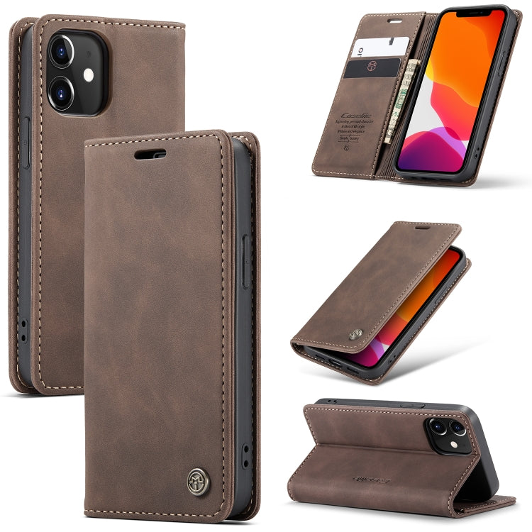 CaseMe-013 Multifunctional Retro Frosted Horizontal Flip Leather Case with Card Slot & Holder & Wallet