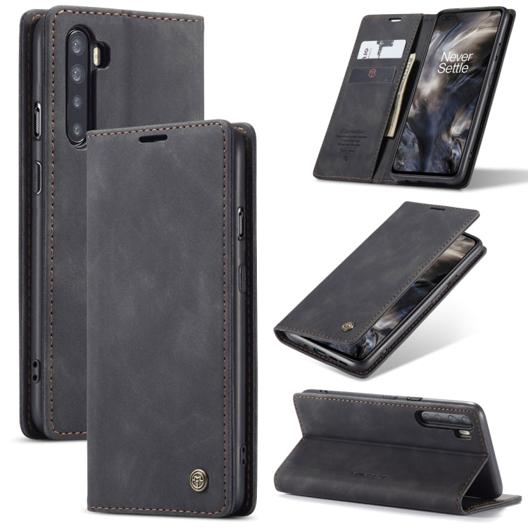CaseMe-013 Multifunctional Retro Frosted Horizontal Flip Leather Case with Card Slot & Holder & Wallet