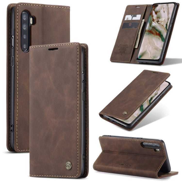CaseMe-013 Multifunctional Retro Frosted Horizontal Flip Leather Case with Card Slot & Holder & Wallet