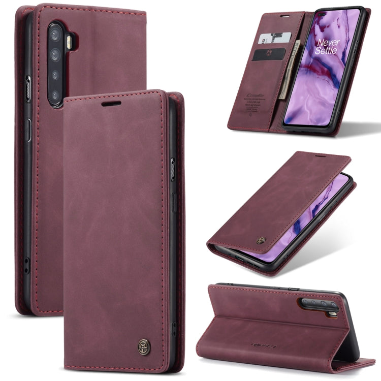 CaseMe-013 Multifunctional Retro Frosted Horizontal Flip Leather Case with Card Slot & Holder & Wallet