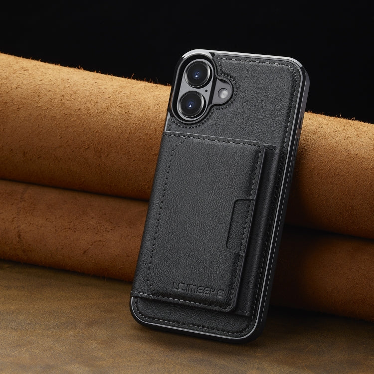 LC.IMEEKE L5 Series Detachable RFID Card Bag Magsafe Phone Case, For iPhone 16, For iPhone 15 Pro Max, For iPhone 15 Pro, For iPhone 15 Plus / 14 Plus