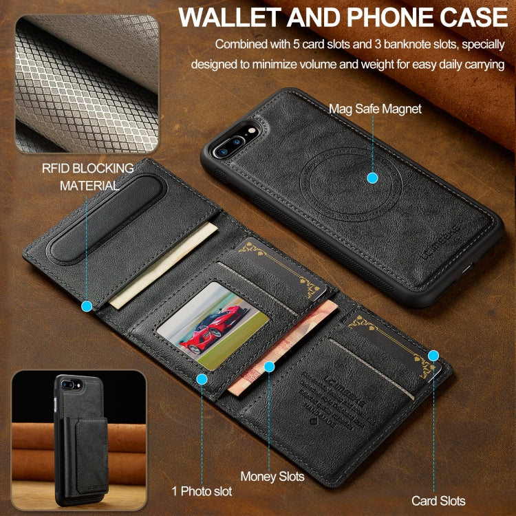 LC.IMEEKE L5 Series Detachable RFID Card Bag Magsafe Phone Case, For iPhone SE 2022 / 2020, For iPhone 13 mini, For iPhone XS / X, For iPhone XR