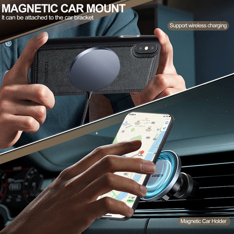 LC.IMEEKE L5 Series Detachable RFID Card Bag Magsafe Phone Case, For iPhone XS Max, For iPhone 8 Plus / 7 Plus