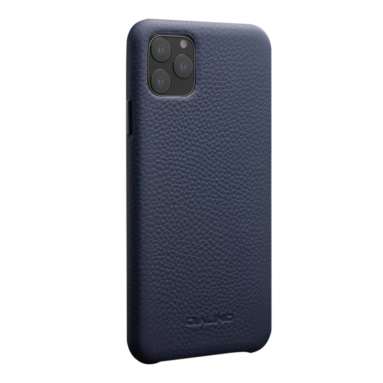 QIALINO Shockproof Top-grain Leather Protective Case, For iPhone 11 Pro, For iPhone 11 Pro Max