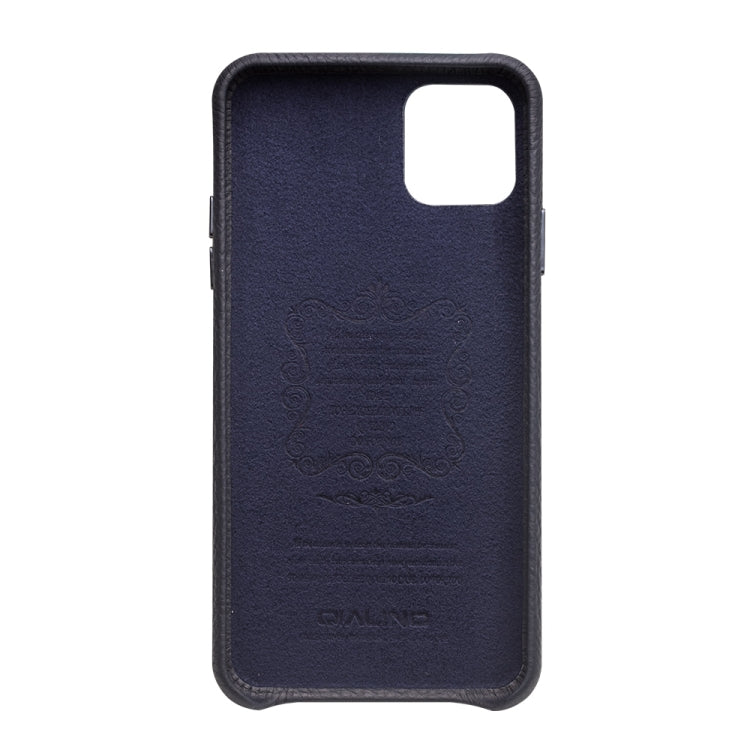 QIALINO Shockproof Top-grain Leather Protective Case, For iPhone 11 Pro, For iPhone 11 Pro Max
