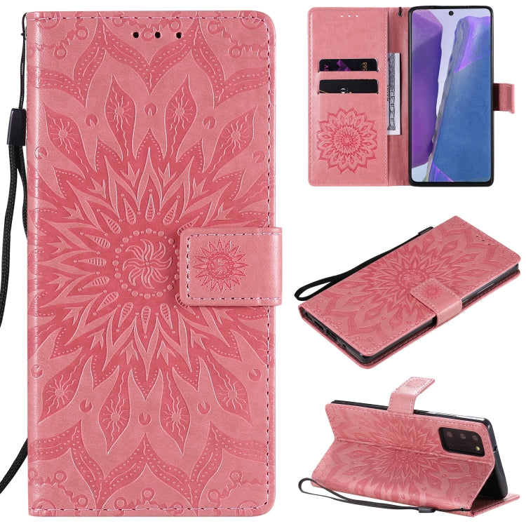 Sun Embossing Pattern Horizontal Flip Leather Case with Card Slot & Holder & Wallet & Lanyard, For Samsung Galaxy Note20 5G, For Samsung Galaxy Note20 Ultra 5G