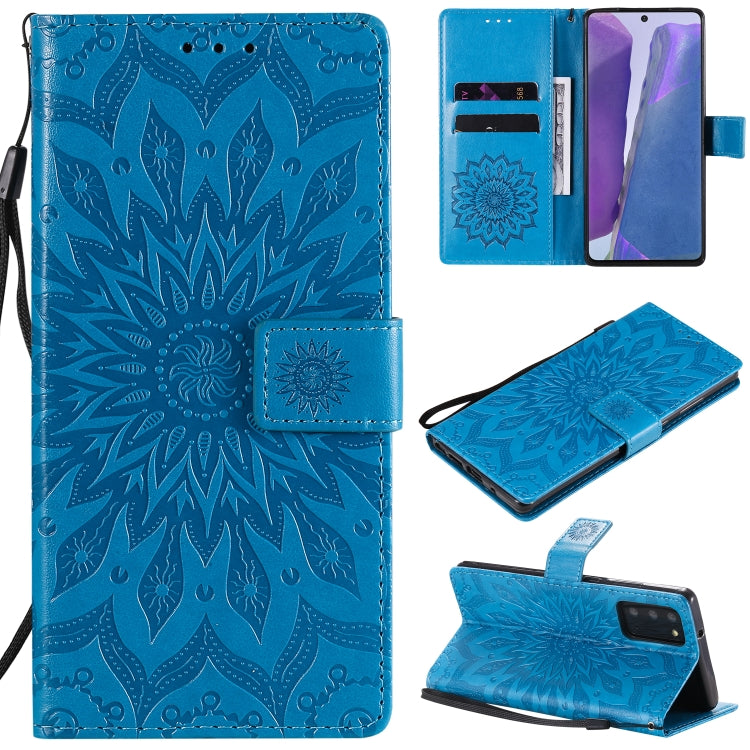 Sun Embossing Pattern Horizontal Flip Leather Case with Card Slot & Holder & Wallet & Lanyard, For Samsung Galaxy Note20 5G, For Samsung Galaxy Note20 Ultra 5G