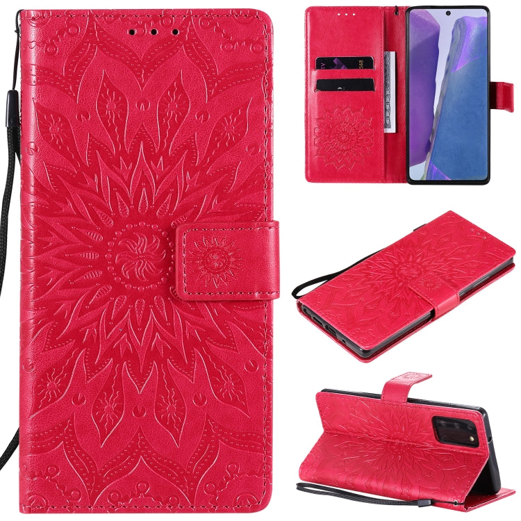 Sun Embossing Pattern Horizontal Flip Leather Case with Card Slot & Holder & Wallet & Lanyard, For Samsung Galaxy Note20 5G, For Samsung Galaxy Note20 Ultra 5G