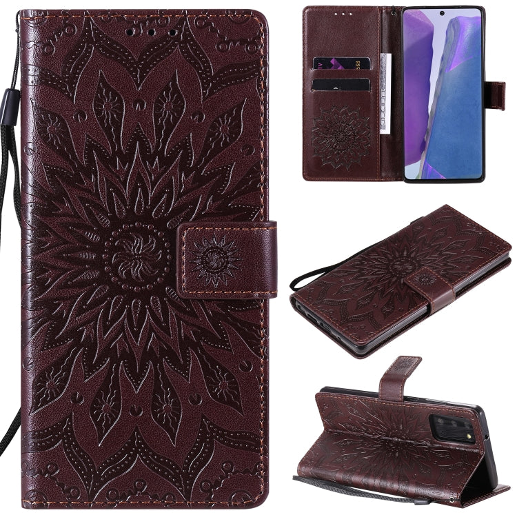 Sun Embossing Pattern Horizontal Flip Leather Case with Card Slot & Holder & Wallet & Lanyard, For Samsung Galaxy Note20 5G, For Samsung Galaxy Note20 Ultra 5G