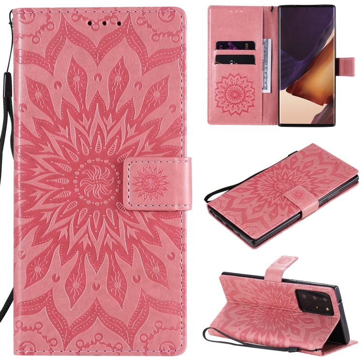 Sun Embossing Pattern Horizontal Flip Leather Case with Card Slot & Holder & Wallet & Lanyard, For Samsung Galaxy Note20 5G, For Samsung Galaxy Note20 Ultra 5G