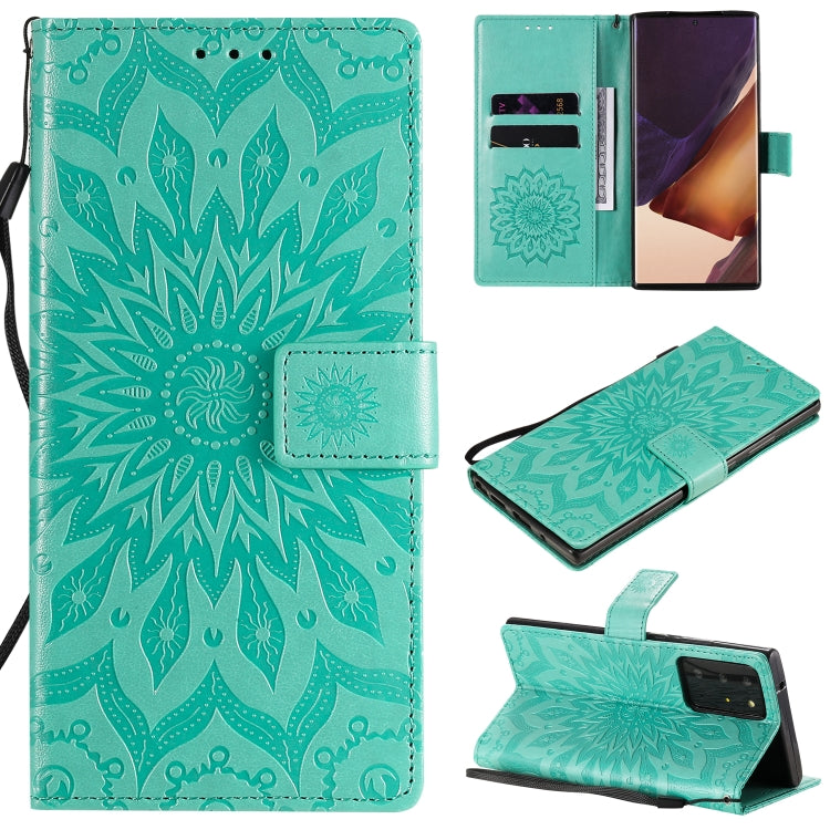 Sun Embossing Pattern Horizontal Flip Leather Case with Card Slot & Holder & Wallet & Lanyard, For Samsung Galaxy Note20 5G, For Samsung Galaxy Note20 Ultra 5G
