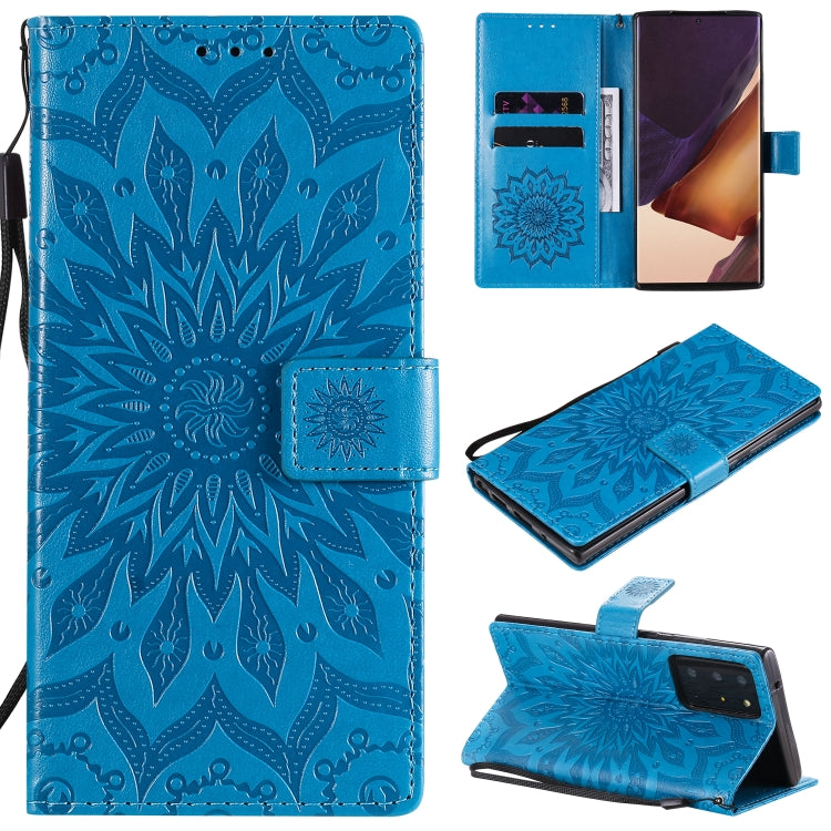 Sun Embossing Pattern Horizontal Flip Leather Case with Card Slot & Holder & Wallet & Lanyard, For Samsung Galaxy Note20 5G, For Samsung Galaxy Note20 Ultra 5G