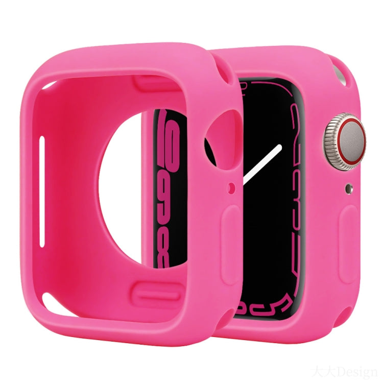 Candy Silicone Half Coverage Watch Case, For Apple Watch Series 41mm
