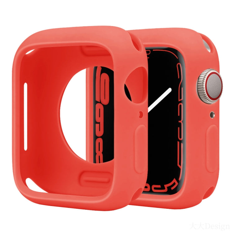 Candy Silicone Half Coverage Watch Case, For Apple Watch Series 41mm