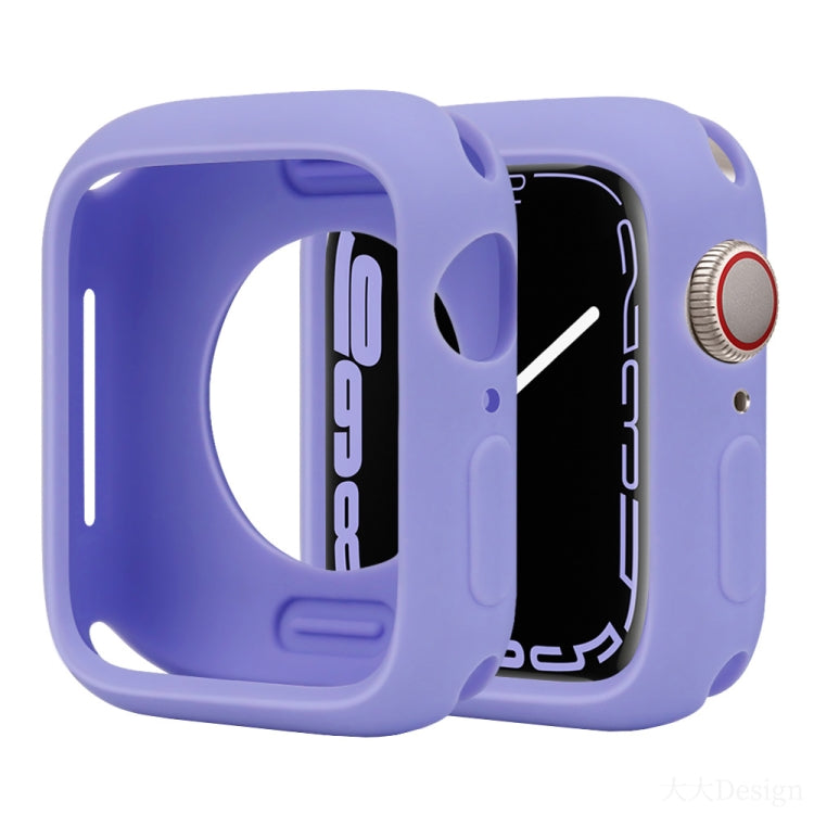 Candy Silicone Half Coverage Watch Case, For Apple Watch Series 45mm