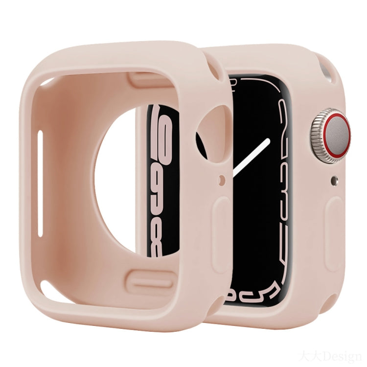 Candy Silicone Half Coverage Watch Case, For Apple Watch Series 45mm