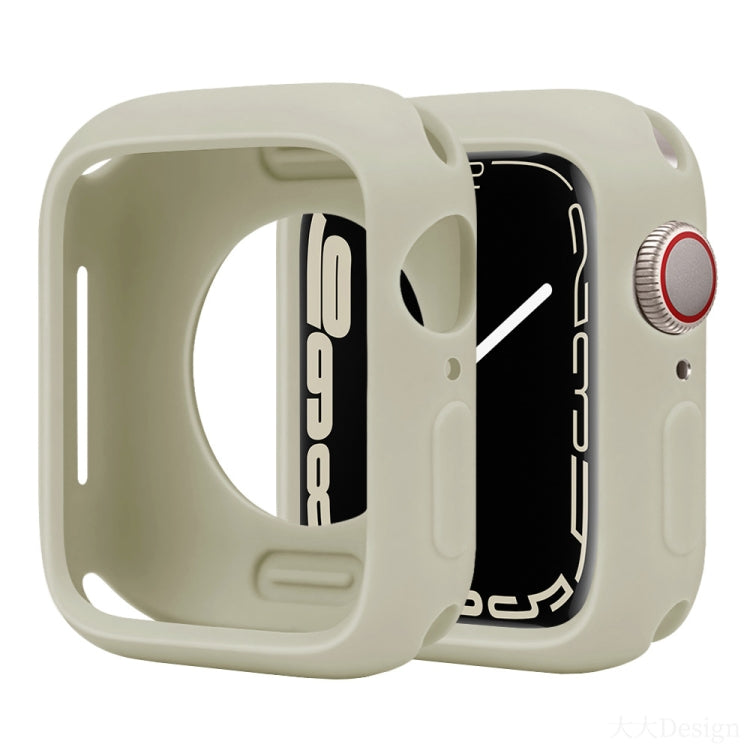 Candy Silicone Half Coverage Watch Case, For Apple Watch Series 45mm