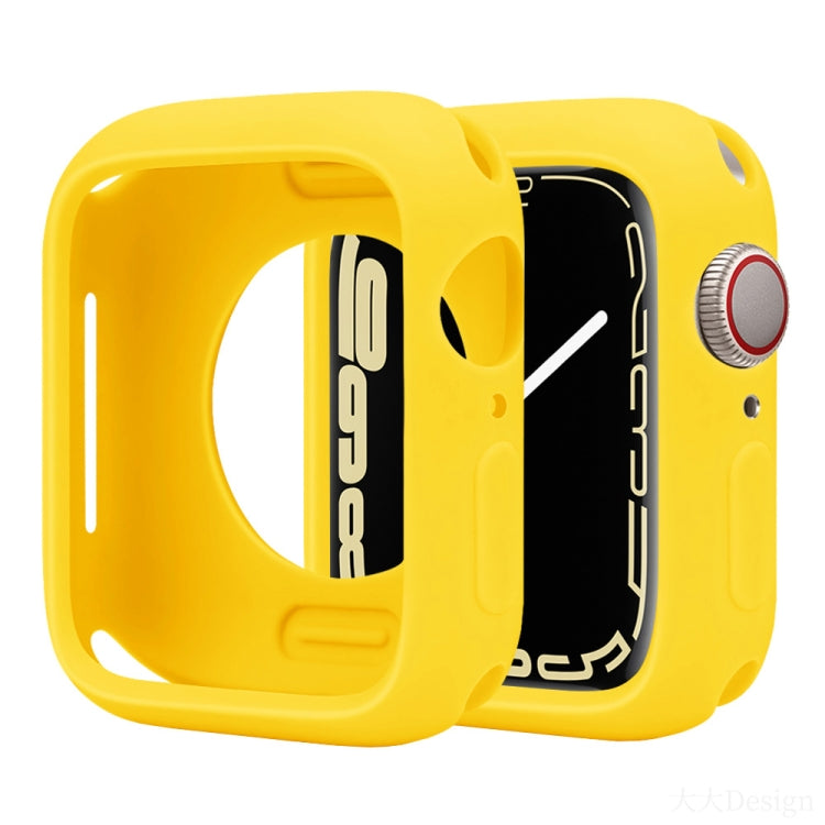 Candy Silicone Half Coverage Watch Case, For Apple Watch Series 45mm