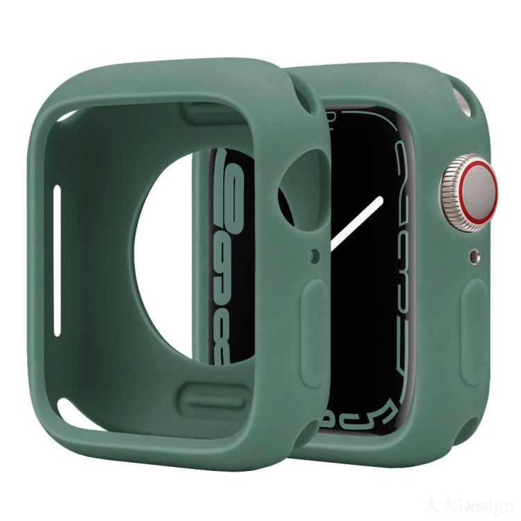 Candy Silicone Half Coverage Watch Case, For Apple Watch Series 45mm