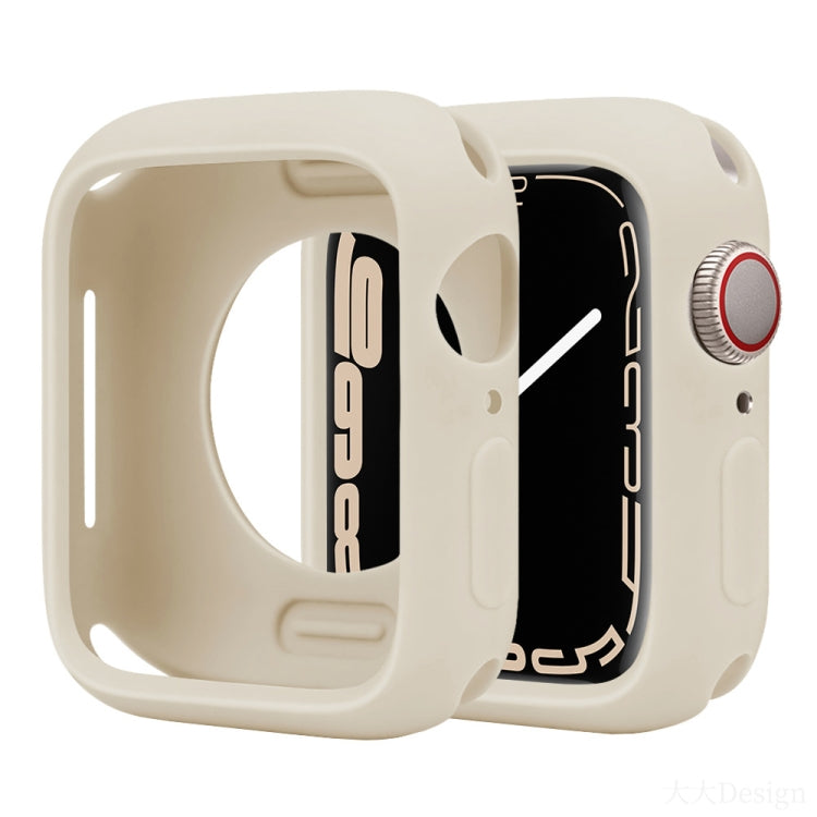 Candy Silicone Half Coverage Watch Case, For Apple Watch Series 45mm